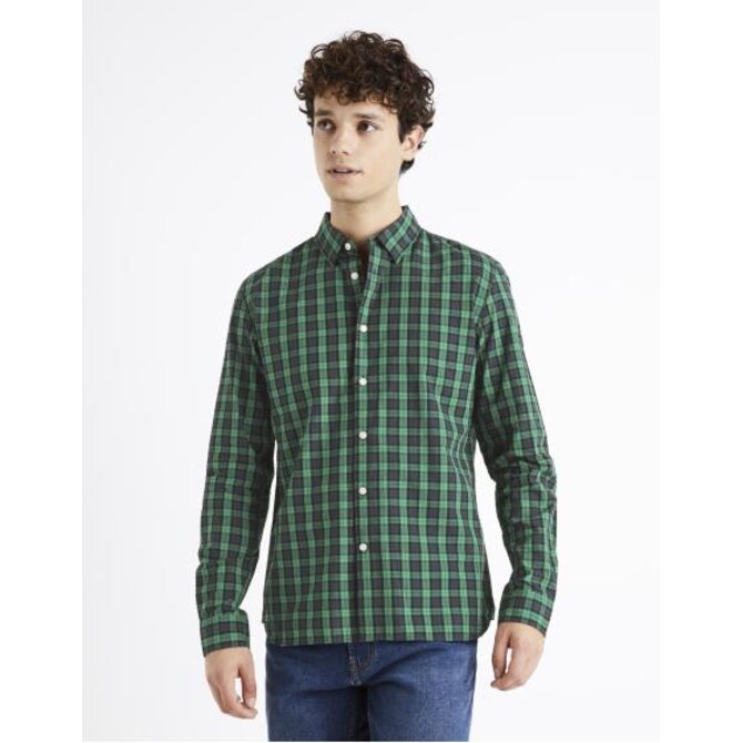 Košile oxford regular Dawayne Zelená, S