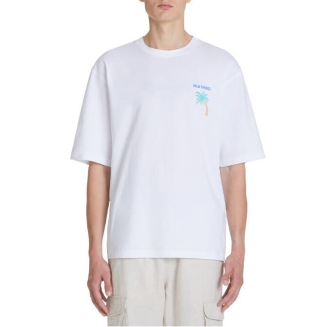 Tričko Jecalif oversized Bílá, M