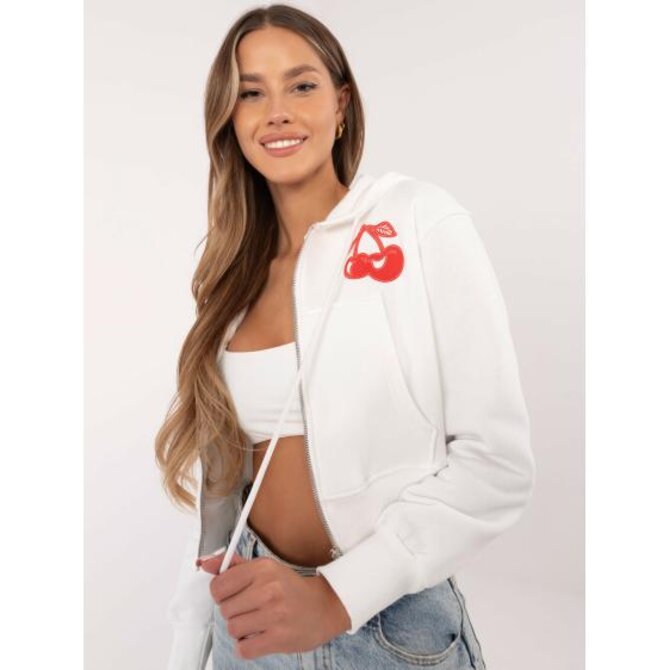 Ecru mikina na zip s kapucí Ecru, XL