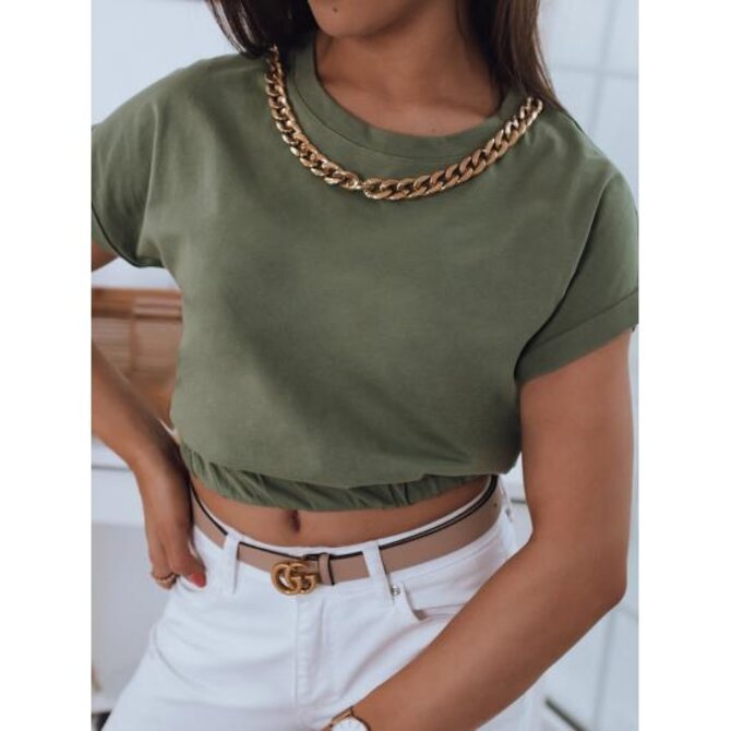 Dámská halenka FABIANA khaki Khaki, L