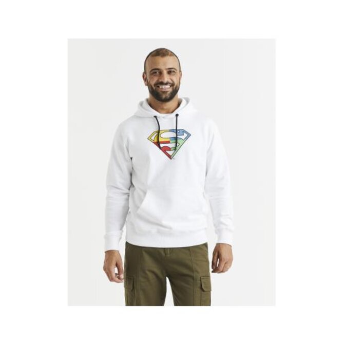 Mikina Superman Bílá, M