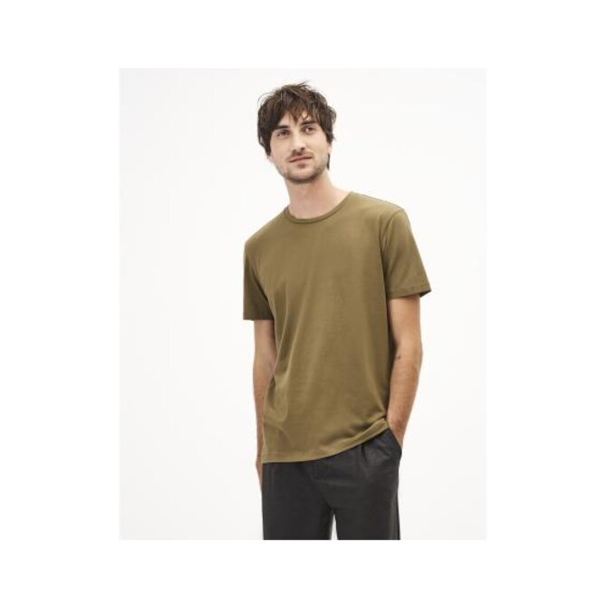 Tričko Neunir z bavlny Supima® Khaki, XXL