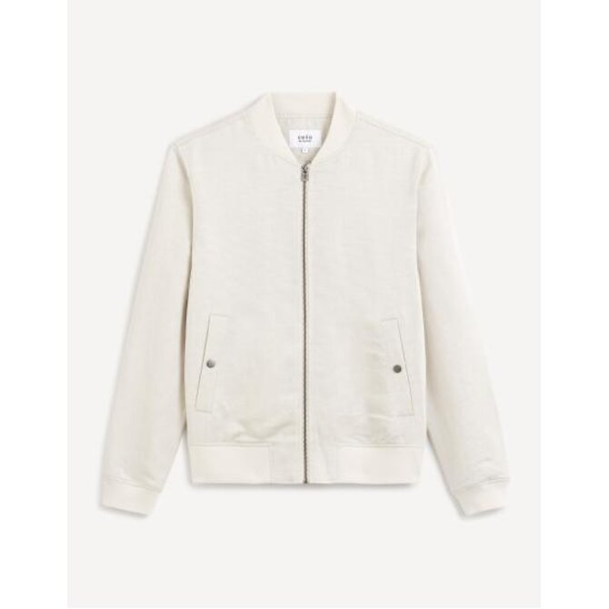 Bunda bomber Dulino1 Bílá, S