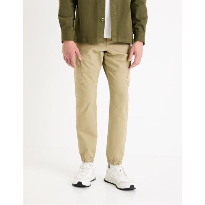 Kalhoty slim cargo Dolyte Khaki, 40