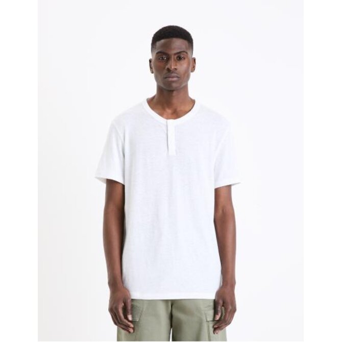 Tričko henley Geliney Bílá, XL