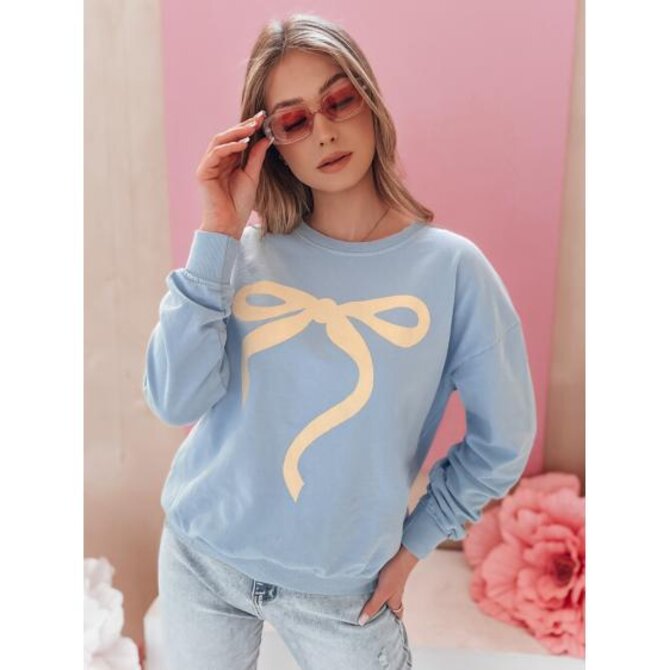 Dámská mikina one size oversize SOFTTIE modrá Světle modrá, Univerzální
