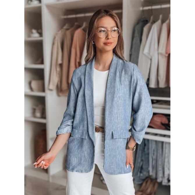 Dámské oversize sako SOFT LOVE tmavě modrá Námořnická modrá, Univerzální