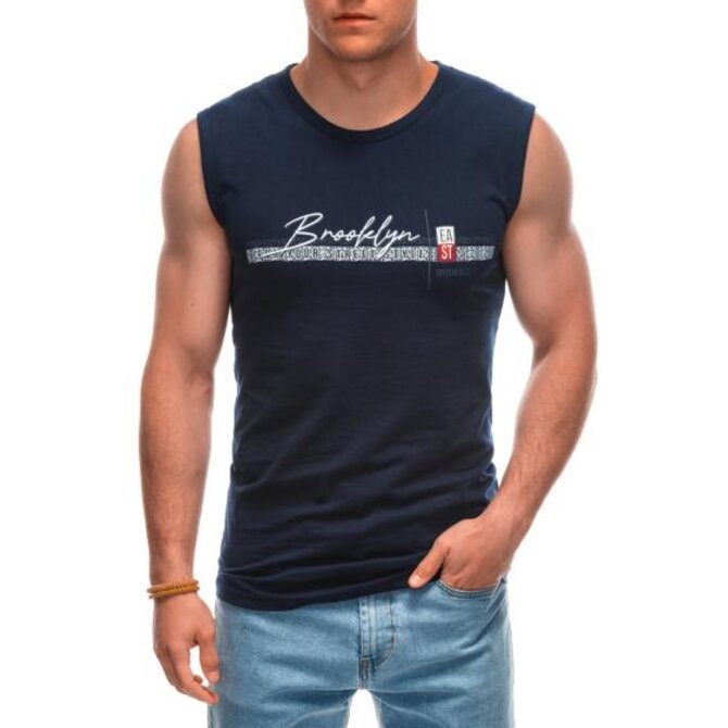 Pánské tílko s potiskem S1969 dark navy Námořnická modrá, L