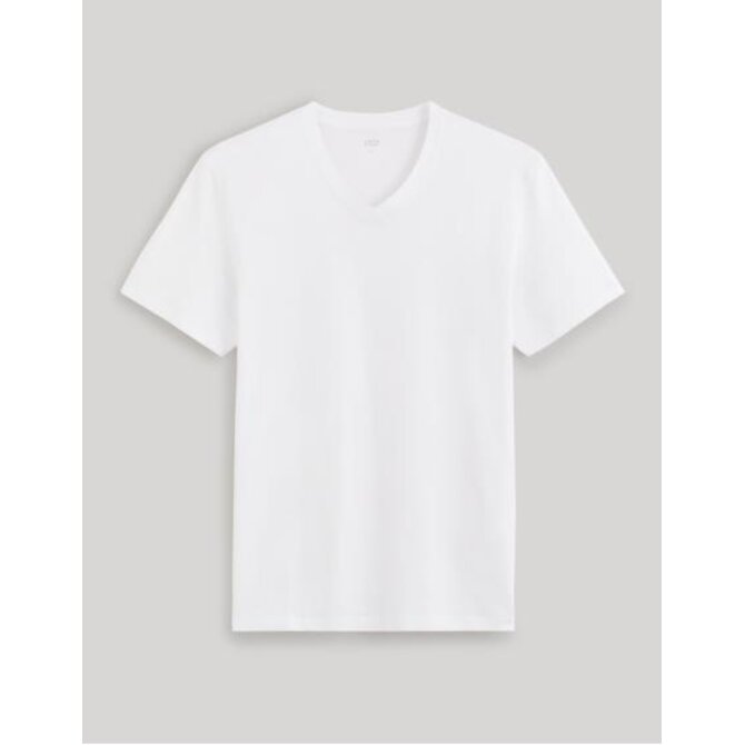 Bavlněné tričko Debasev Bílá, XL