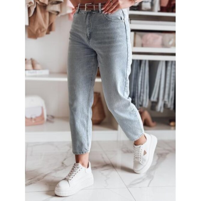 Dámské džíny mom fit AUREZA modrá Modrá, XL