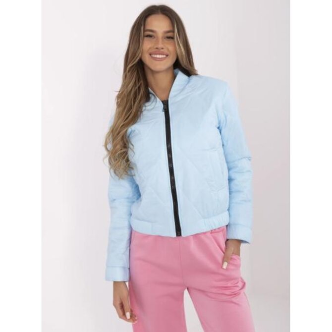 Světle modrá přechodová bunda bomber Světle modrá, Univerzální