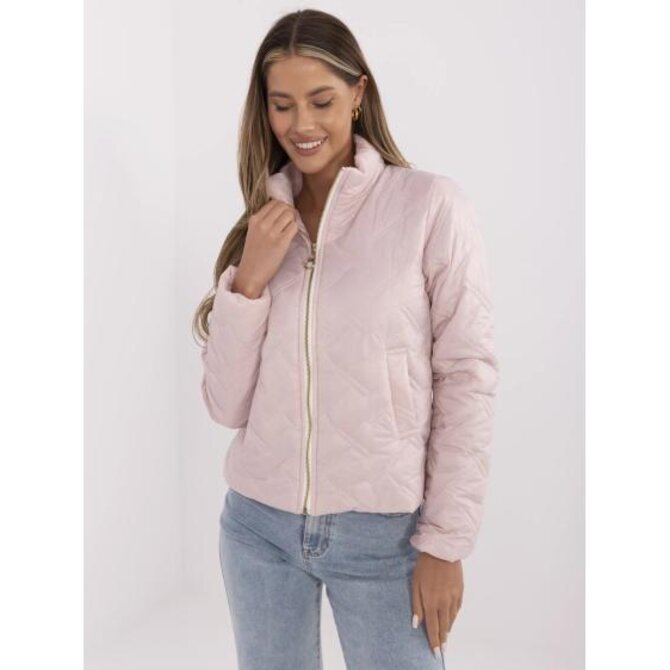 Světle růžová přechodová bunda s podšívkou Růžová, Univerzální