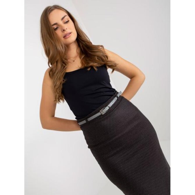 Dámská sukně elegantní FIA černá Černá, 38