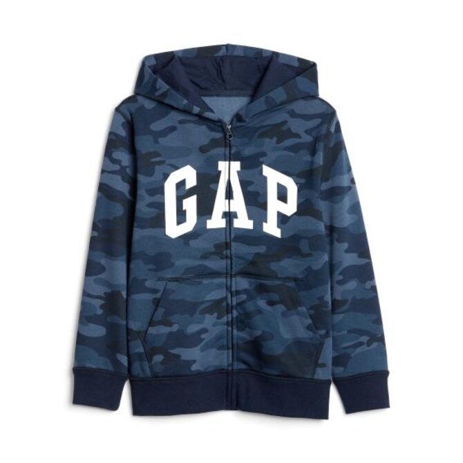 Dětská mikina GAP logo fleece Modrá, XS