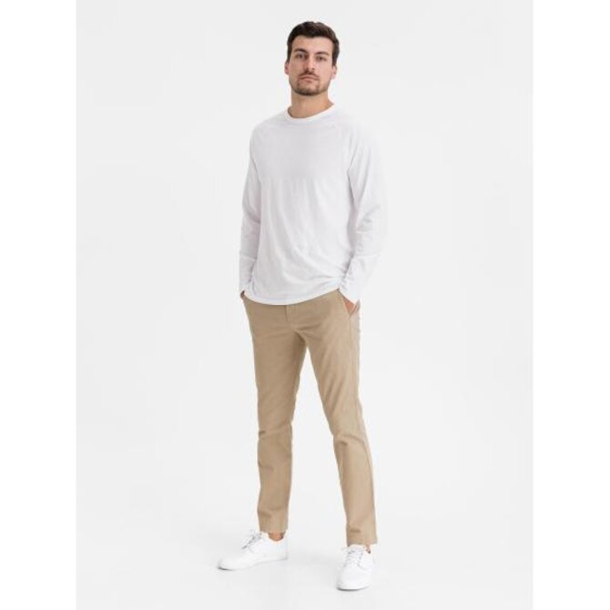 Kalhoty essential khaki skinny fit GapFlex Béžová, 36X34
