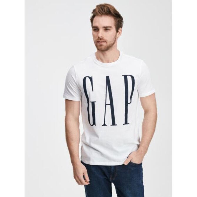 Tričko GAP logo Bílá, XS