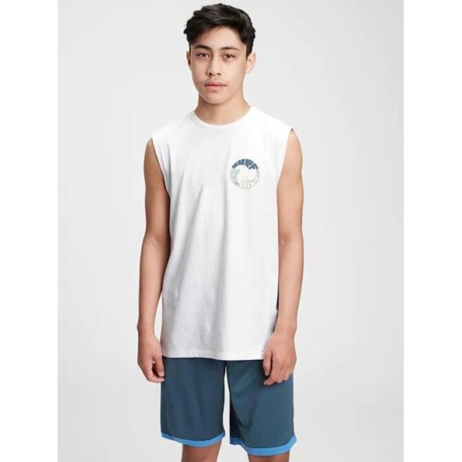 Teen tílko muscle Bílá, 18/20
