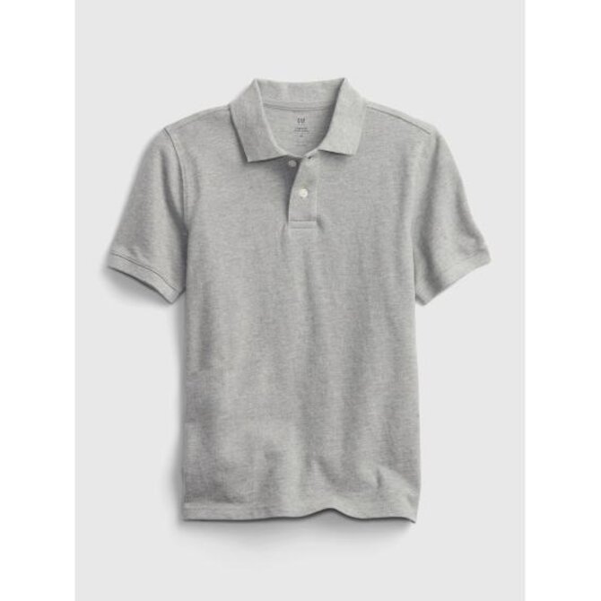 Dětské polo tričko Šedá, XS