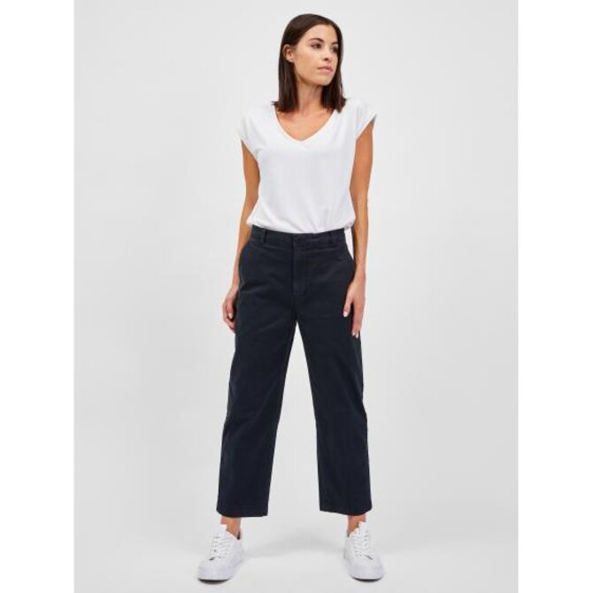 Kalhoty straight Černá