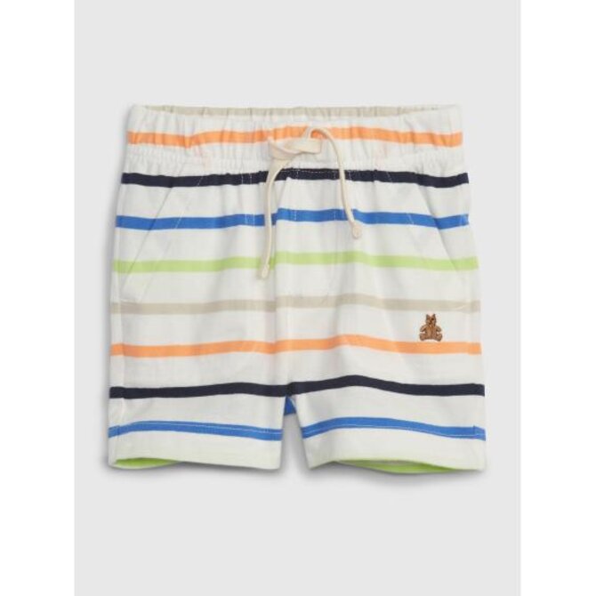 Baby pruhované kraťasy organic Vícebarevný, 0-3M