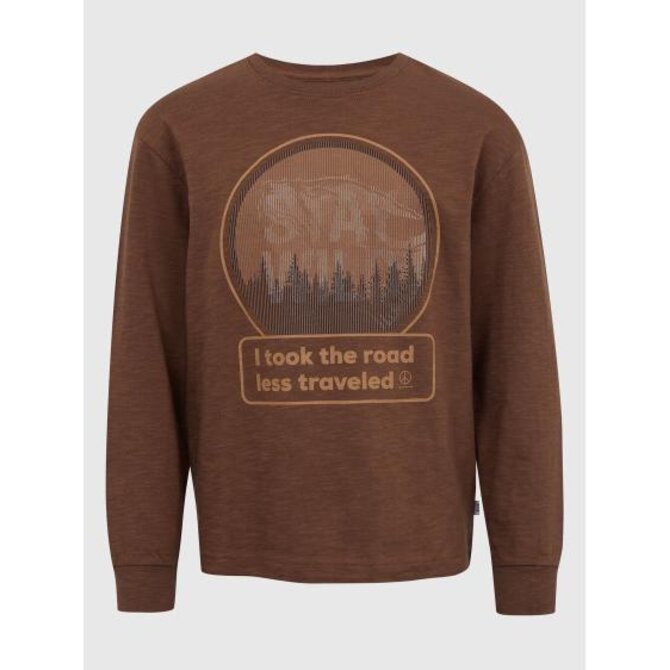 Dětské tričko s potiskem Hnědá, S