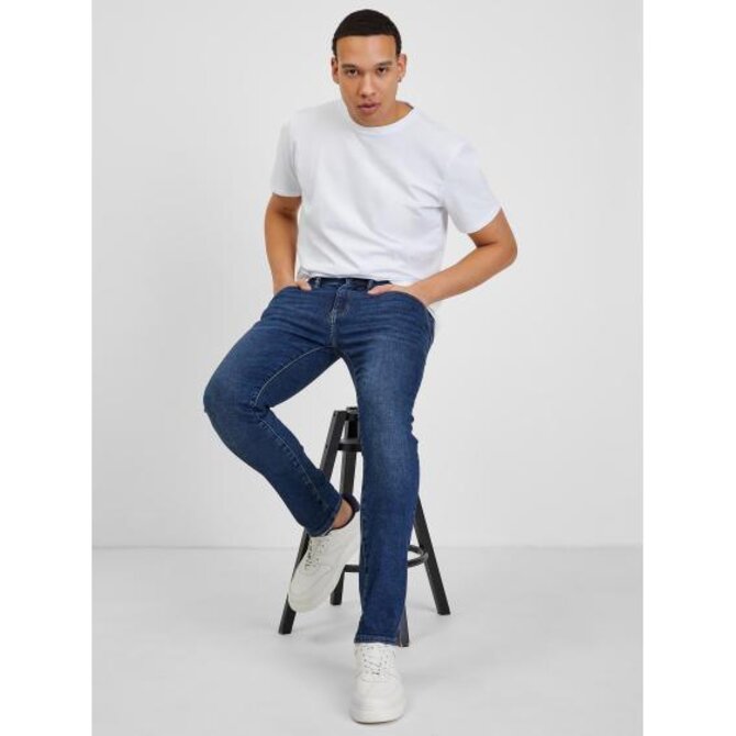 Džíny skinny soft high stretch Modrá, 31X32