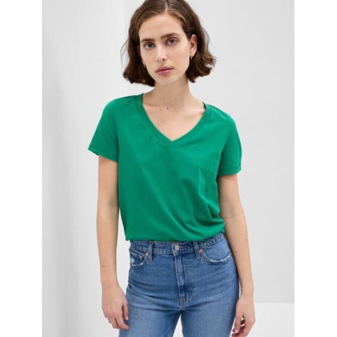 Tričko z organické bavlny Zelená, XS