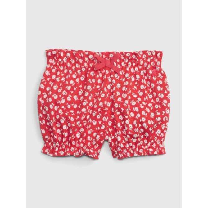 Baby vzorované kraťasy Červená, 3-6M