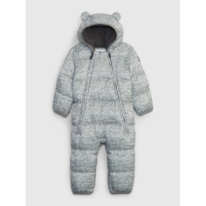 Baby zimní kombinéza Šedá, 0-6M