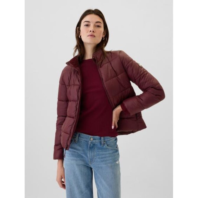 Prošívaná nepromokavá bunda ColdControl Červená, XS