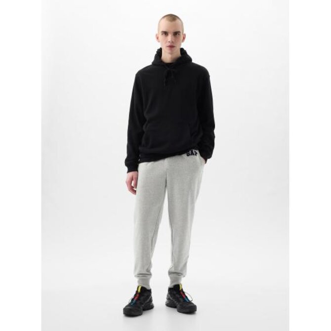 Tepláky s logem Šedá, XL