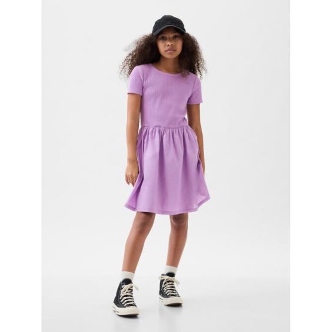 Dětské skater šaty Fialová, XL