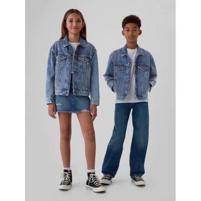 Dětská džínová bunda Unisex Modrá, S