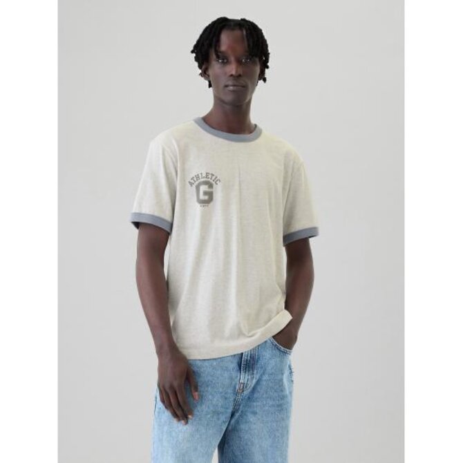 Bavlněné tričko Athletic Béžová, S