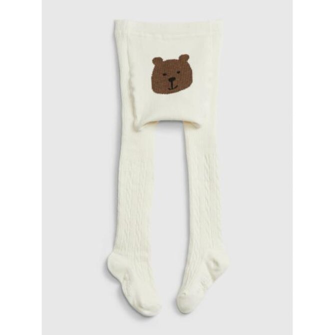 Dětské punčocháče bear Béžová, 4-5 YRS