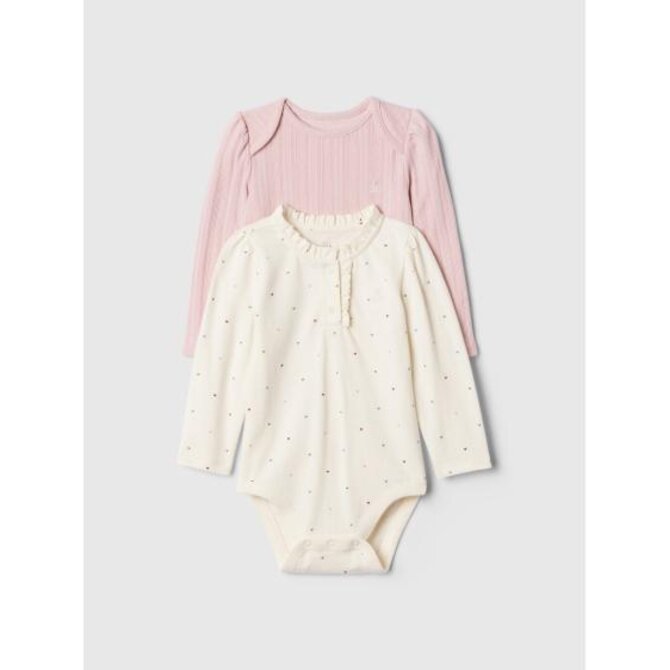 Baby body, 2 ks Vícebarevný, 3-6M
