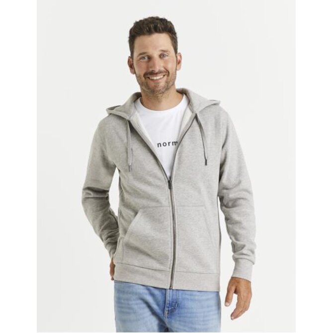 Mikina Vethree s kapucí Šedá, S