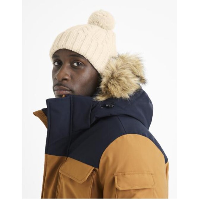 Zimní čepise Vicable s bambulí Béžová Béžová, tu