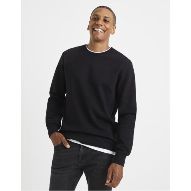 Mikina Vedoubleco bílý lem Černá, S