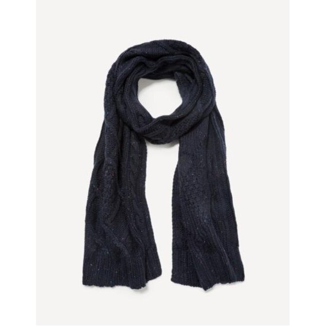 Pletená šála Ciscaneps Tmavě m Modrá, tu
