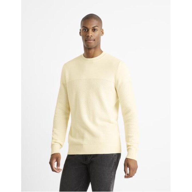 Bavlněný svetr Cebbublo Béžová, XXL