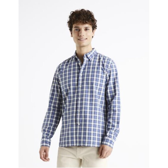 Košile oxford regular Dawayne Modrá, S