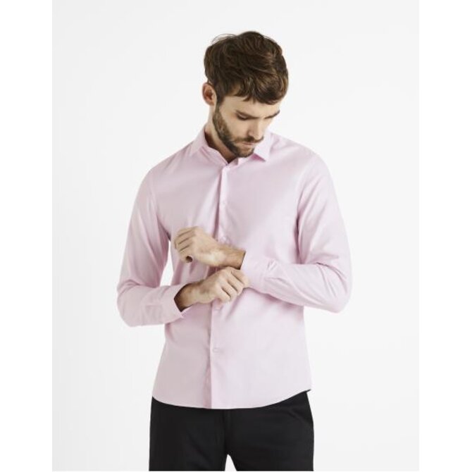 Košile Narox slim střih Růžová, L