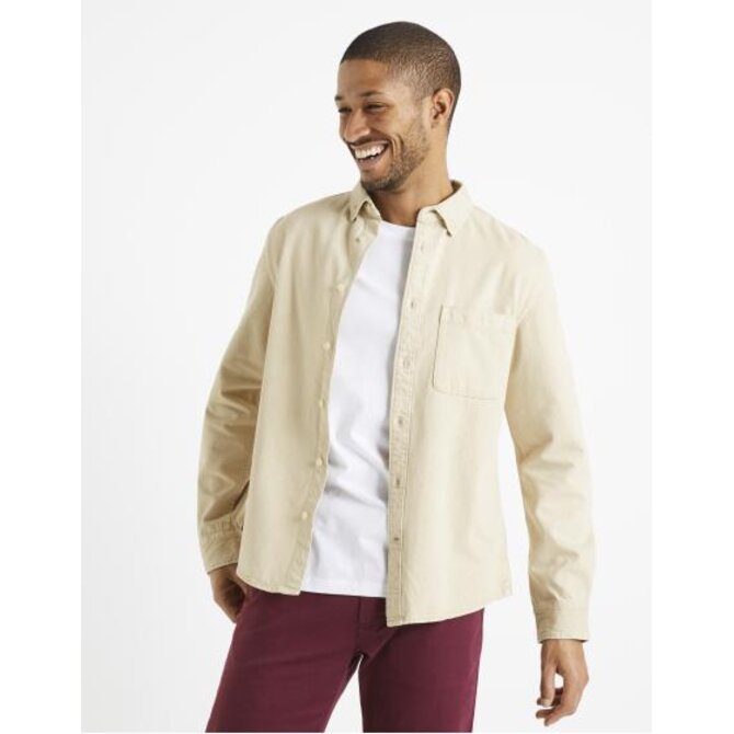 Košile regular Daindie Béžová, S