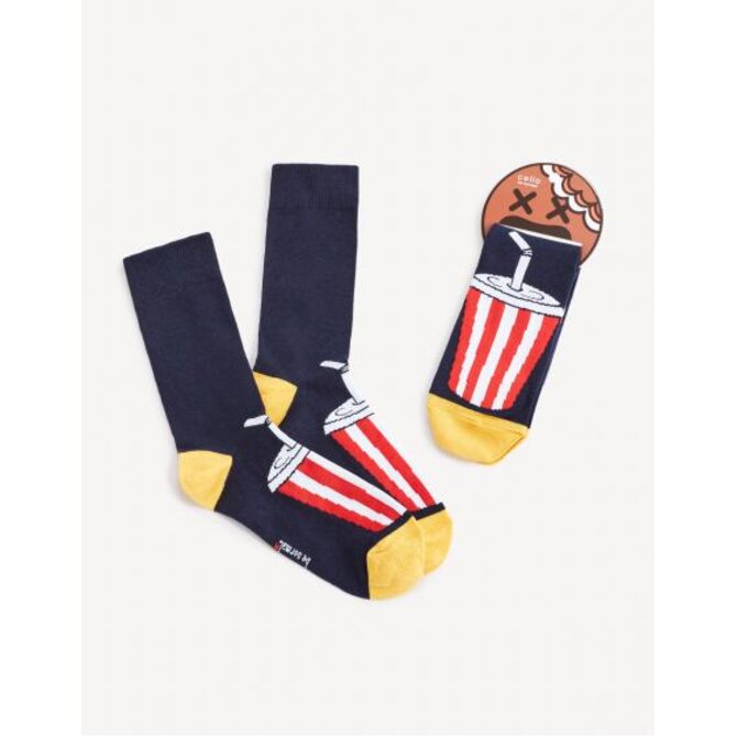 Vysoké ponožky Soda Tmavě m Modrá, tu