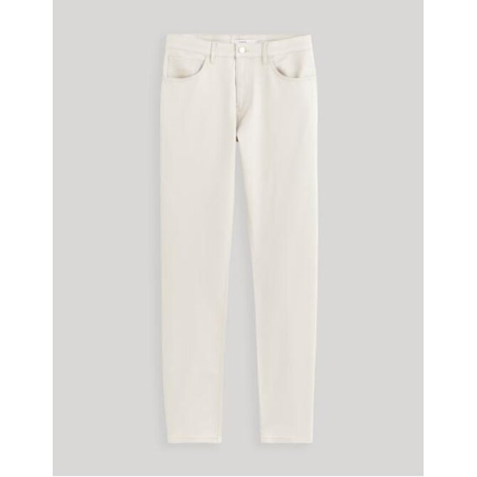 Kalhoty slim Gofive Krémová, 38