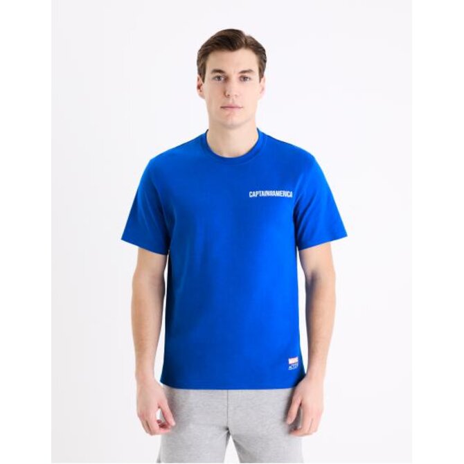 Tričko Marvel - Captain America Modrá, M
