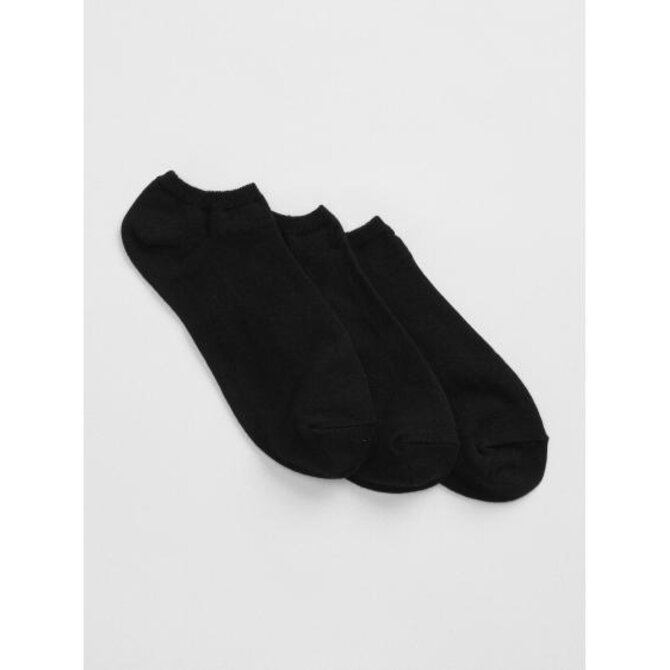 Ponožky basic, 3 páry Černá, onesize