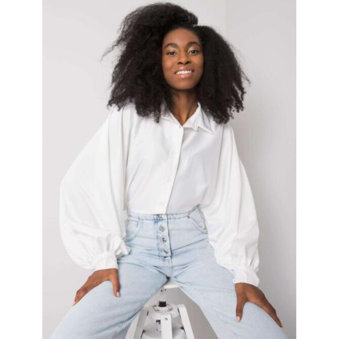 Dámská košile se širokými rukávy CRISTIANA bílá Bílá, Univerzální