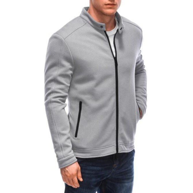 Pánská mezisezónní bunda C532 šedá Šedá, L